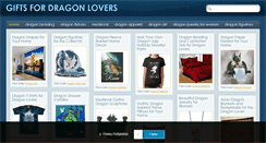 Desktop Screenshot of dragonlovergifts.com