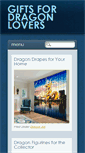 Mobile Screenshot of dragonlovergifts.com